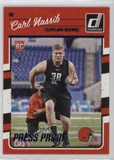 2016 Donruss Rookies Press Proof Blue Carl Nassib #307 fm0