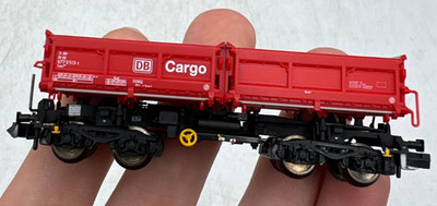 Fleischmann Piccolo 8531 N Scale Double Container Cargo DB Freight Train Car
