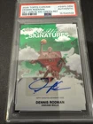 Dennis Rodman 2025-26 Topps Chrome Green Sky Write Signatures 33/99 #SWS-DRM
