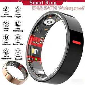 Smart Health Ring Fitness Tracker Heart Sleep Tracking For iOS Android Size 7-13
