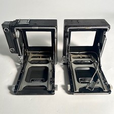 Two Vintage 2x3 Crown Graphic Camera bodies for Reatoration
