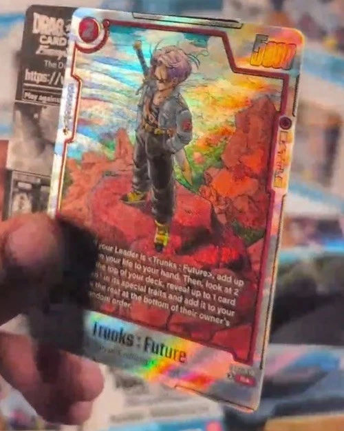 Trunks : Future SB02-010 Alternate Art Manga Booster 02 Dragon Ball Card English - Image 4 of 4
