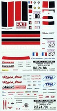 PORCHE 996 GT3 N� 80 LE MANS 2001 LARBRE COMPETITION DECALS CARPENA 1/24