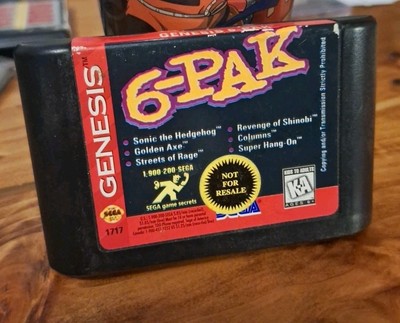 6-Pak Sega Genesis Cartridge Only Tested Working Authentic Fast Shipping 