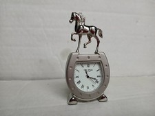 68WM.Widdop Mini Metall Pferd und Hufeisen Uhr neue Batterie Video #68