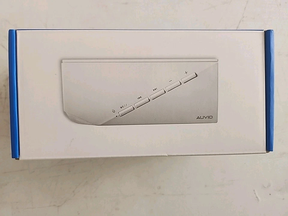 Altavoz portátil Bluetooth AUVIO PBT500 2.0 estéreo blanco nuevo en caja  Foto 4 de 4