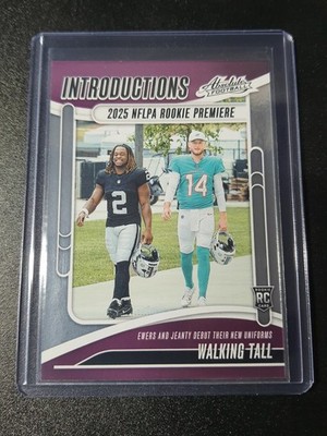 Jeanty, Ewers - Absolute Football 2025 - Raiders - Introductions - Pink - RC