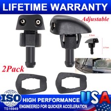 2x Car Window Windshield Wiper Washer Nozzle Water Spray Jet Sprinkler Universal