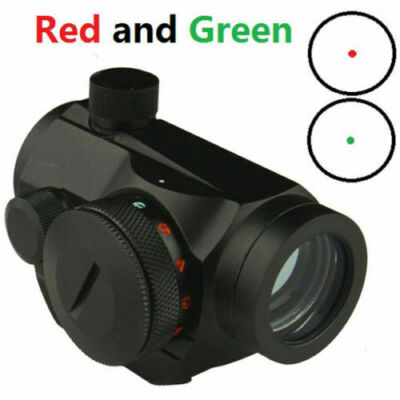 Black Color Reflex Red/Green Dot Sight   4 MOA   Picatinny/Weaver Mount