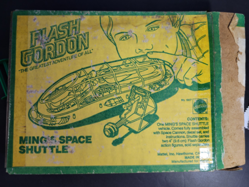 1979 Vintage Mattel Flash Gordon MING'S SPACE SHUTTLE - Complete w/ Flash & Box - Picture 7 of 11