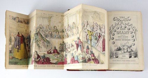 1st Edition Henry Mayhew The Comic Almanack and Diary 1850 1851 David Bogue - Picture 5 of 6