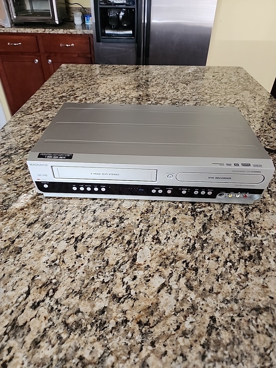 Magnavox ZV450MW8 VCR Player & DVD Recorder Combo Unit No Remote Tested