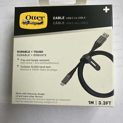 OTTER USB C to USB A Cable Durable plus touch 1 m