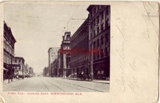 pre-1907 FIRST AVE., LOOKING EAST - BIRMINGHAM, ALA. 1911