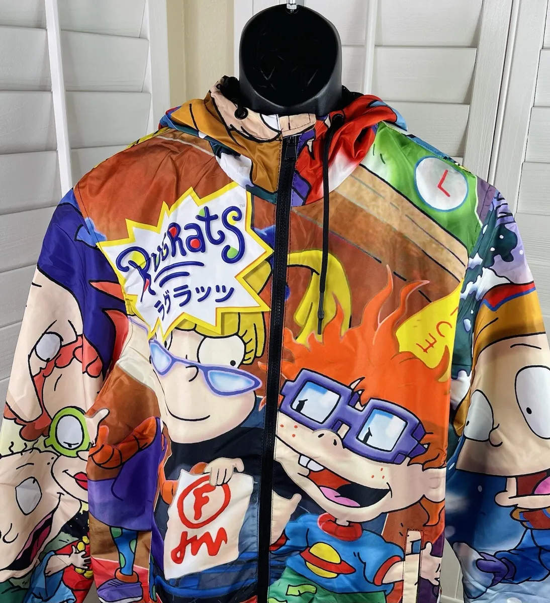 Members Only x Nickelodeon Windbreaker Jacket - Men's Size M - NWT eBay