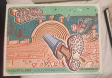 CHICANO BATMAN 2023 POSTER HOLLYWOOD BOWL OFFICIAL NUMBERED PRINT * LOS ANGELES 