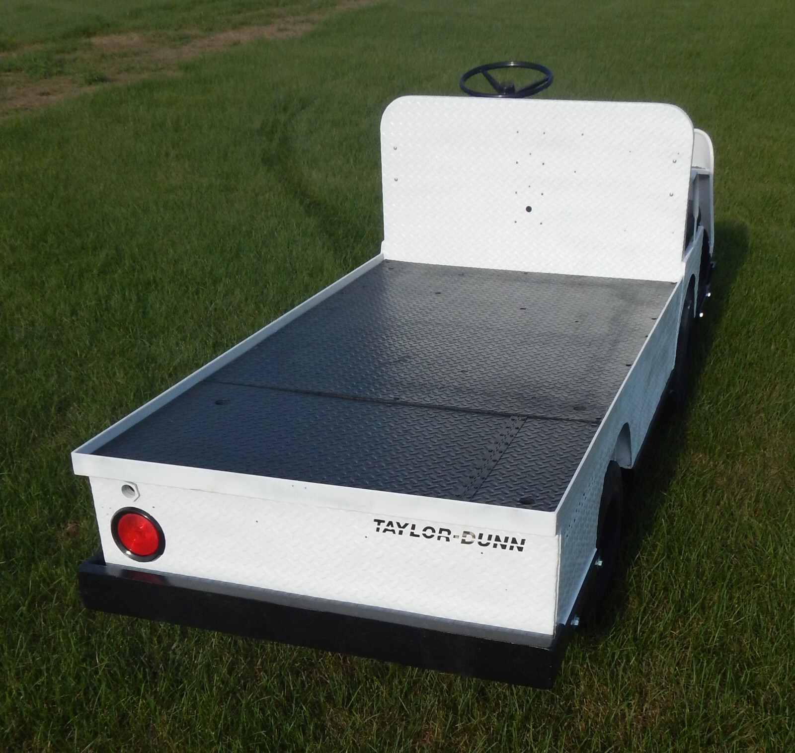 Taylor Dunn B248 Electric Industrial Flatbed Utility Cart Golf Cart