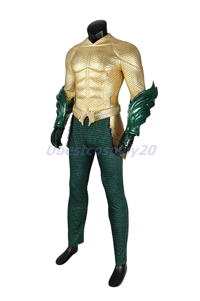 Disfraz de Aquaman Aquaman y el Reino Perdido Cosplay Traje Hecho a Mano Foto 3 de 4