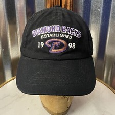 Vintage DIAMOND BACKS / Embroidered Black MLB / The Cap Adjustable Hat / Cap