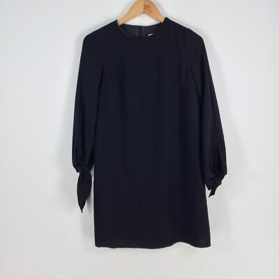 kookai black long sleeve dress Kalara Dress Kookai Black Long Sleeve Dress Kookai Kookai Kalara Long  Sleeve Dress 100% Wool Black