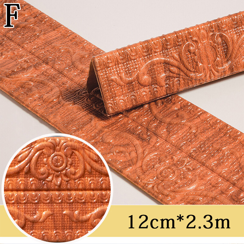 3D Wall SelfAdhesive Sticker Skirting Wallpaper Border Home Decor