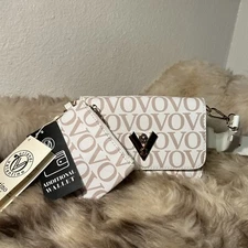 NWT Valentino Orlandi Turnlock Crossbody - White VOVO - Designed In Italy