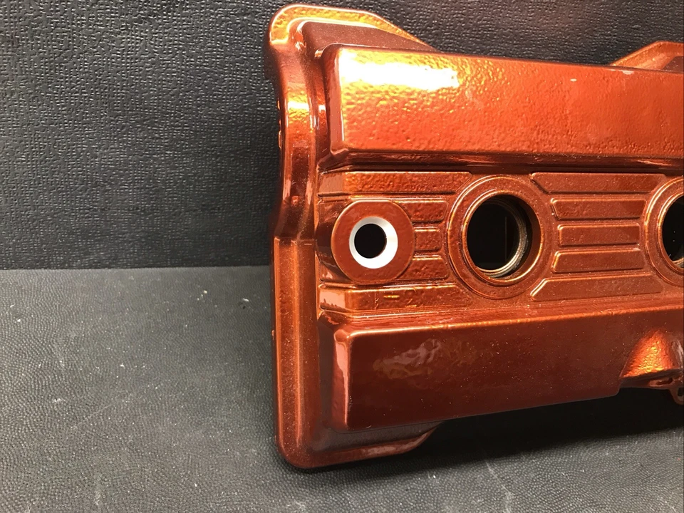 丰田卡罗拉 Corona Celica 4AFE 粉末涂层阀盖,Geo Prizm 红色 — 第 3/4 张图片