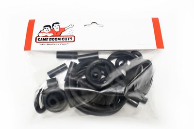 Sharkey's Shootout Pinball Machine Replacement Repair Rubber Ring Kit Black