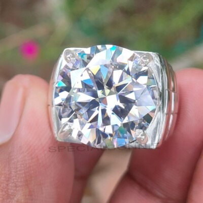 #ad Rare 16.10 Ct Certified Diamond Men#x27;s Ring FREE Diamond studs Tariff Free. $210.00