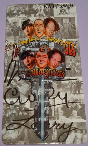 New Uncut THE THREE STOOGES Kwikset KW1 KW10 KW11 Designer Key blanks - Picture 5 of 5