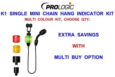 1 PROLOGIC SINGLE K1 MINI COLOUR HANG KIT KARPFEN ROD POD K3 BISSANZEIGER ANZEIGER