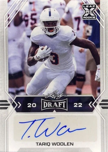 2022 Leaf Draft Tariq Woolen #BA-TW1