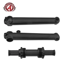 AltaLine Bicycle 3PC CR-MO Crank Set 175mm European/BB 8t BMX MTB Bike Black.
