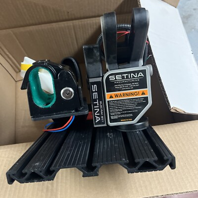 #ad BLACK RAC BY SETINA DUAL GUN HOLDER WITH LOCK Have Key NEW $400.00