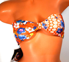 Women's MINK PINK Multicolor Floral Bikini Top Size Small NWT