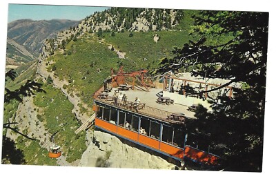 Restaurant Bridal Veil Falls Sky Ride Provo Canyon Utah C1960 Unused Postcard Ebay