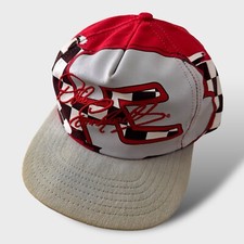 VINTAGE Dale Earnhardt 3 Nascar Snapback Hat Cap White Red Chase Intimidator