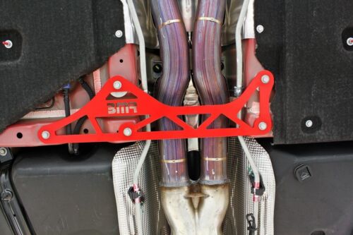 BMR DTB006R for 16-17 6th Gen Camaro Aluminum Driveshaft Tunnel Brace - Red - Picture 3 of 9