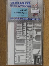1/48 Eduard LOCKHEED F-104J STARFIGTER Photo Etch Detail Set for Hasegawa PE OOP