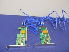 Lot of 2 HighPoint RocketRAID 1810A 4 Port PCI-X SATA RAID Controller w/ CABLES