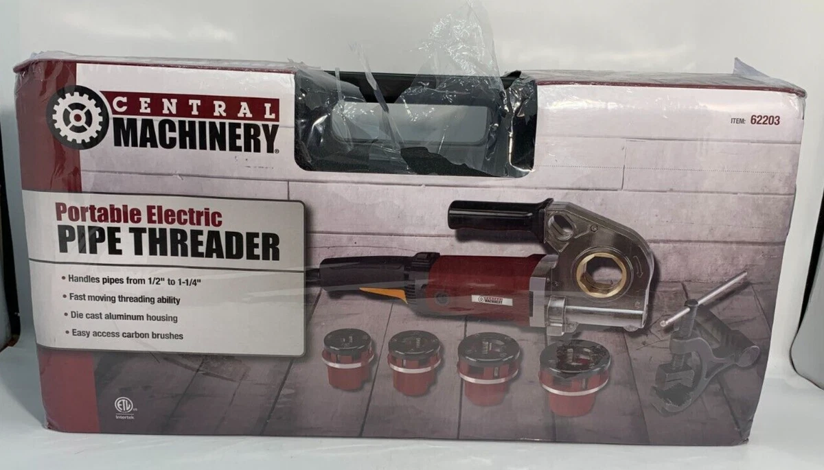 Central machinery electric pipe on sale threader