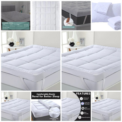 10cm Deep Hotel Quality Mattress Topper - Hypoallergenic, All Sizes, 15 TOG