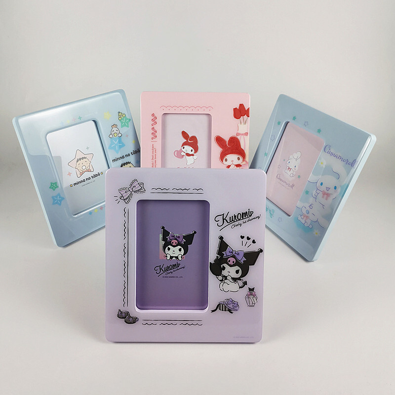 Sanrio Melody Cinnamoroll Kuromi Minna no tabo 4R Stand Photo