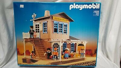 Playmobil Zierwinkel Western-Station Colorado Springs 3770 Bahnhof Western