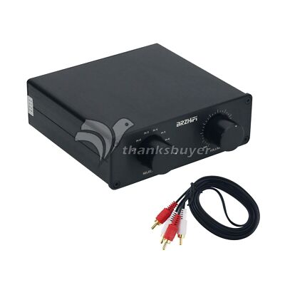 6-CH Audio Switcher Audio Selector w/Passive Preamplifier BRZHIFI FV6-VOL #E9
