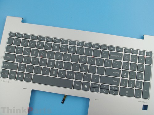 New/Orig HP Probook 460 465 G11 16.0" Palmrest Bezel US BL Keyboard N98507-001 - Picture 3 of 5