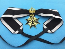 1PC Top Quality Deutsches Prussia Black Max Pour le Merite with Gold Oak Leaves