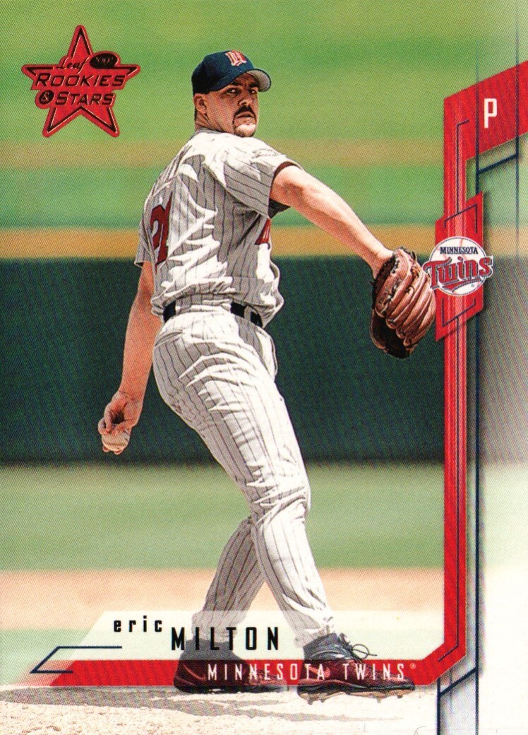 2001 Donruss Leaf Rookies & Stars #84 - Eric Milton - Minnesota Twins 01-081