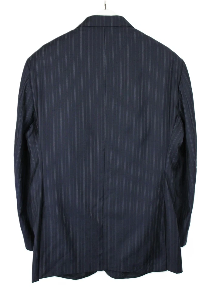 DANIEL CREMIEUX x Loro Piana Blazer Men's (UK) 42S Notch Lapel Wool Pinstriped - Image 4 of 4