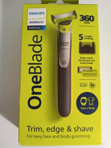 Philips Norelco OneBlade 360 Electric Trimmer Razor Shaver 5 Length Settings New